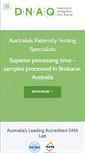 Mobile Screenshot of dnaq.com.au